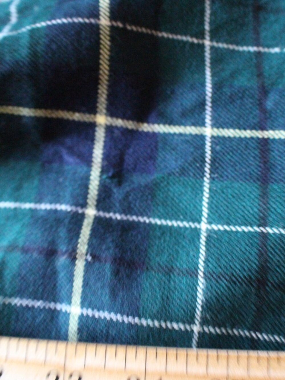 Vintage Pendleton Long Plaid Pleated Wool Skirt, Size 12 - Picture 6 of 9